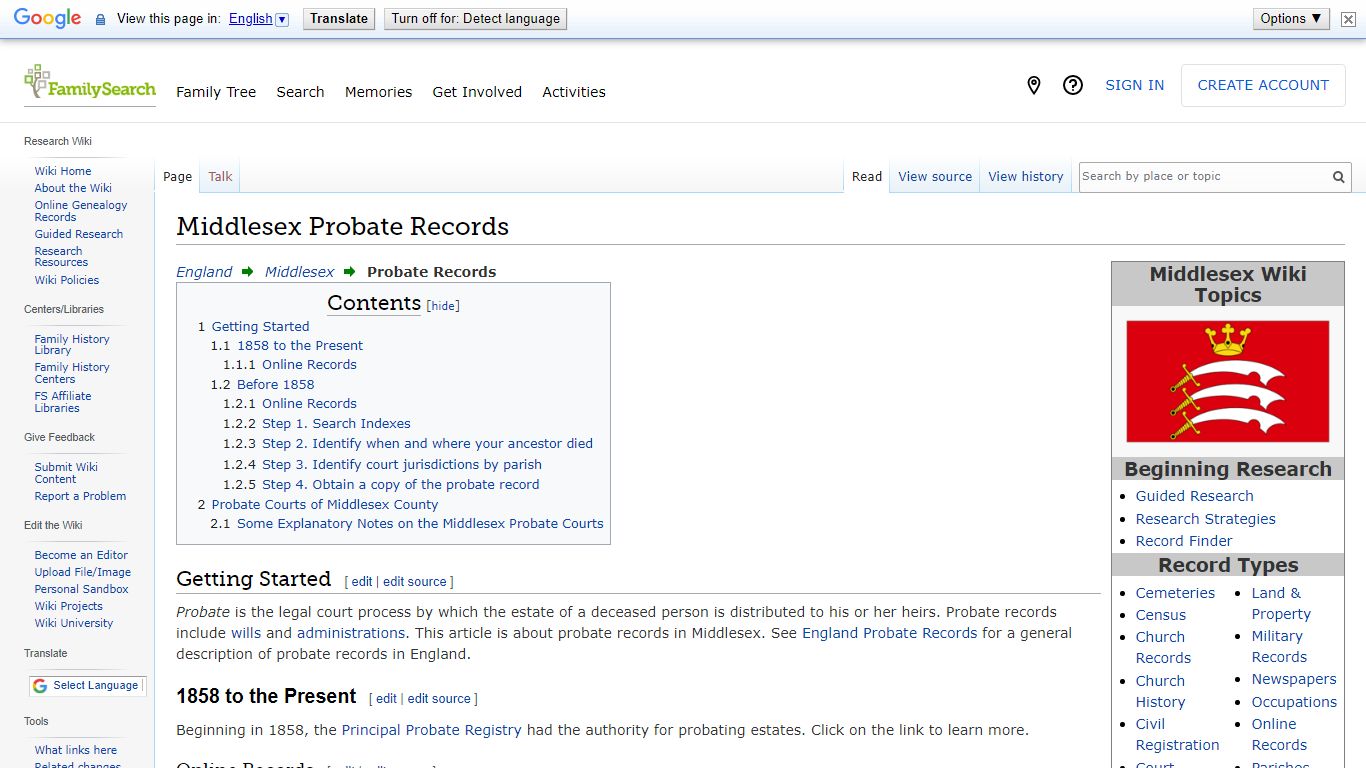 Middlesex Probate Records • FamilySearch